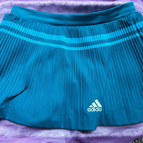 Adidas Adipure Teal Tennis Mini Skort size small - Picture 8 of 9